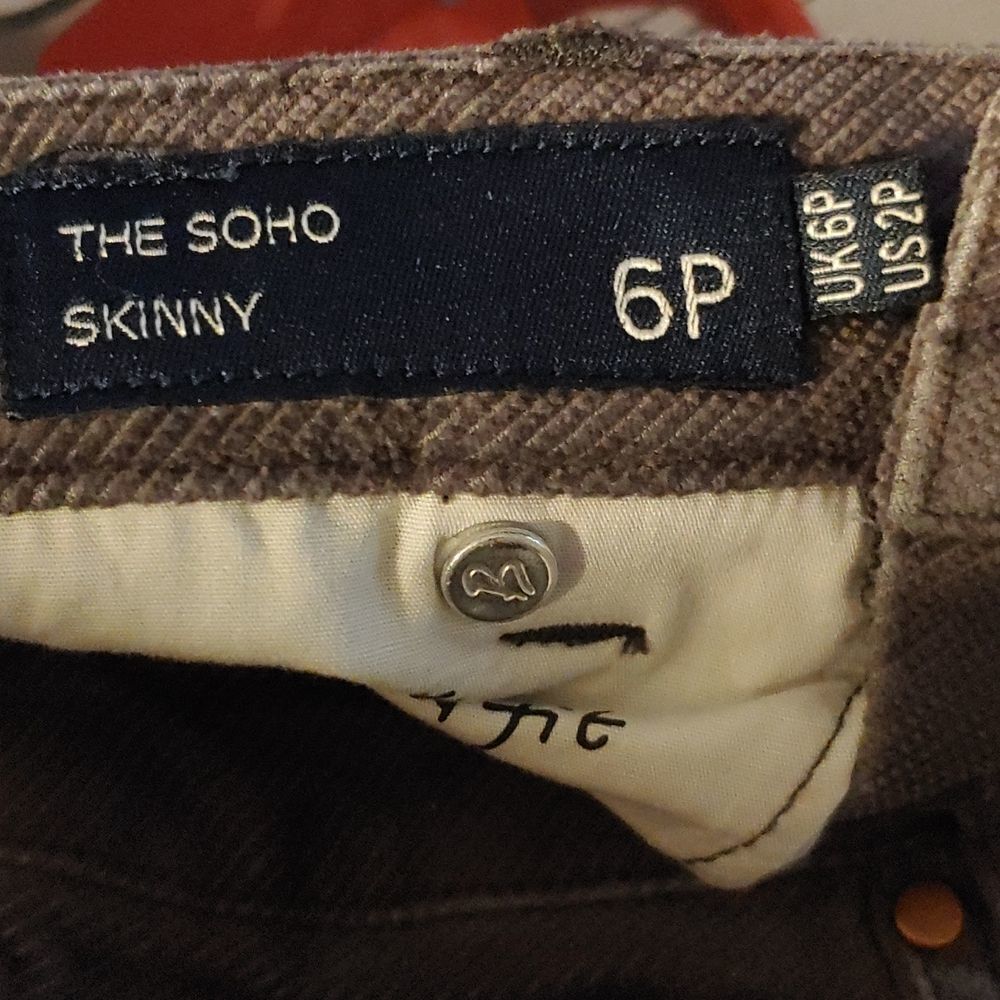 Boden  The SOHO  Skinny corduroy pants Sz 6P NWOT - Picture 6 of 7